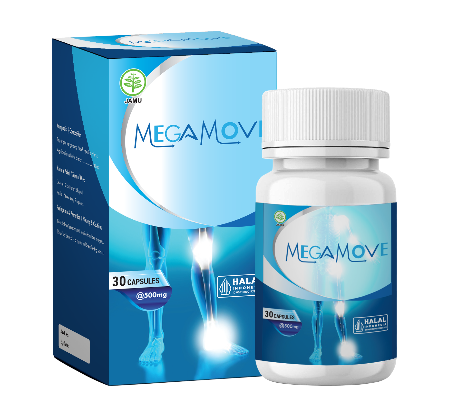 Megamove - Suplemen herbal untuk kesehatan sendi